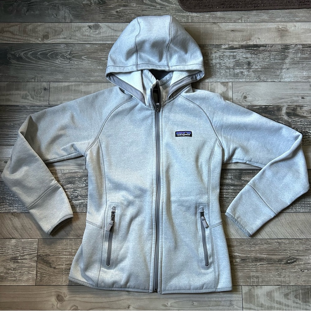 Patagonia Gray Hooded Jacket